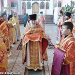 В ДЕНЬ ПРАЗДНИКА СВЯТОЙ ВЕЛИКОМУЧЕНИЦЫ ВАРВАРЫ, ПРОТОИЕРЕЙ АНАТОЛИЙ ЗЫГАРЬ  СОСЛУЖИЛ ПРЕОСВЯЩЕНЕЙШЕМУ ЕФРЕМУ ЕПИСКОПУ БЕРДЯНСКОМУ И ПРИМОРСКОМУ , ЗА БОЖЕСТВЕННОЙ ЛИТУРГИЕЙ В ХРАМЕ СВЯТОЙ ВЕЛИКОМУЧЕНИЦЫ ВАРВАРЫ П.Г.Т. СТЕПНОГОРСК